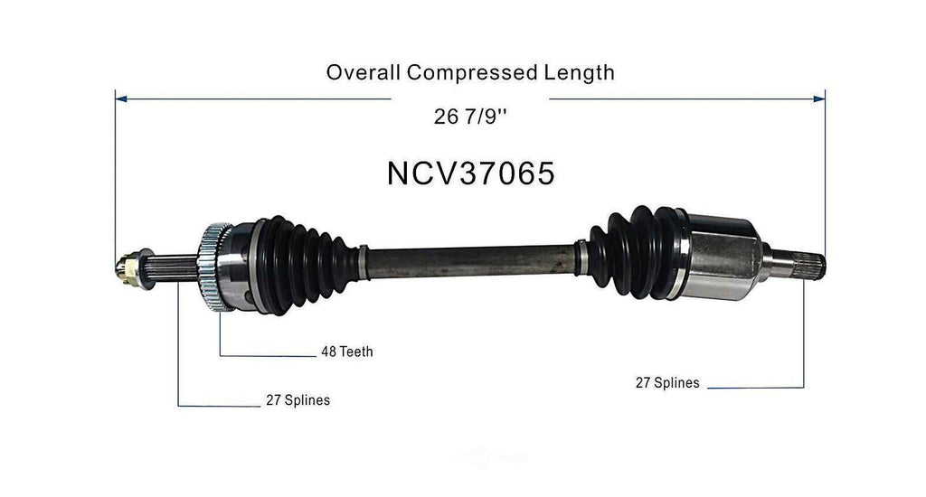 Left New CV Complete Assy   GSP North America   NCV37065