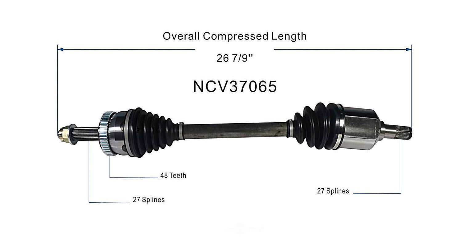 Left New CV Complete Assy   GSP North America   NCV37065