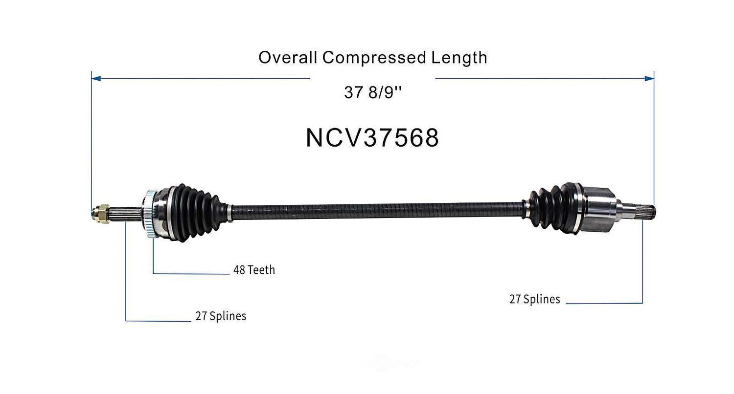 Right New CV Complete Assy   GSP North America   NCV37568