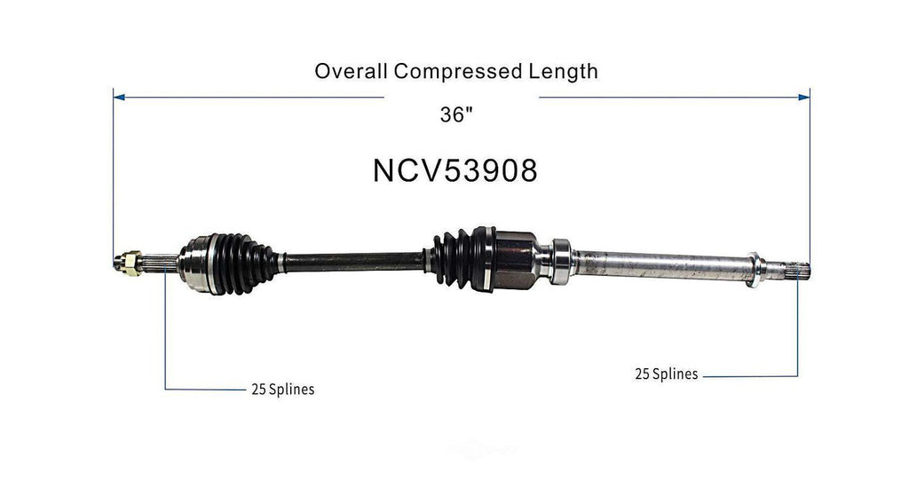 Right New CV Complete Assy   GSP North America   NCV53908