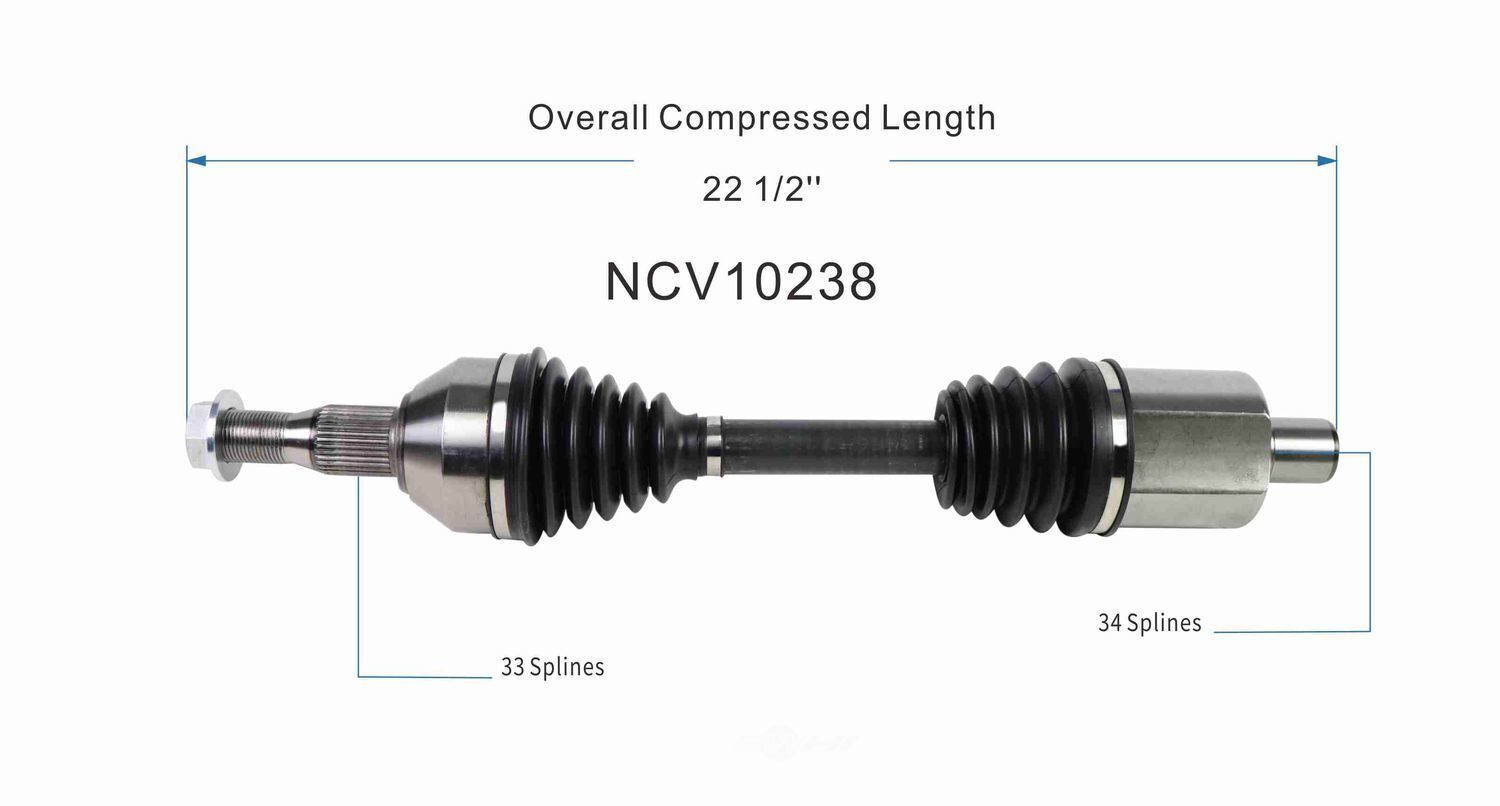 Left New CV Complete Assy   GSP North America   NCV10238