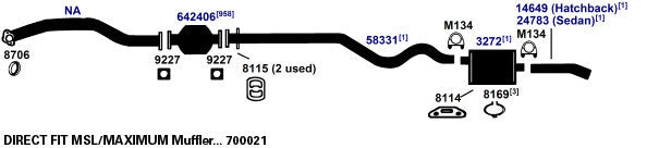 Bracket  AP Exhaust  8115