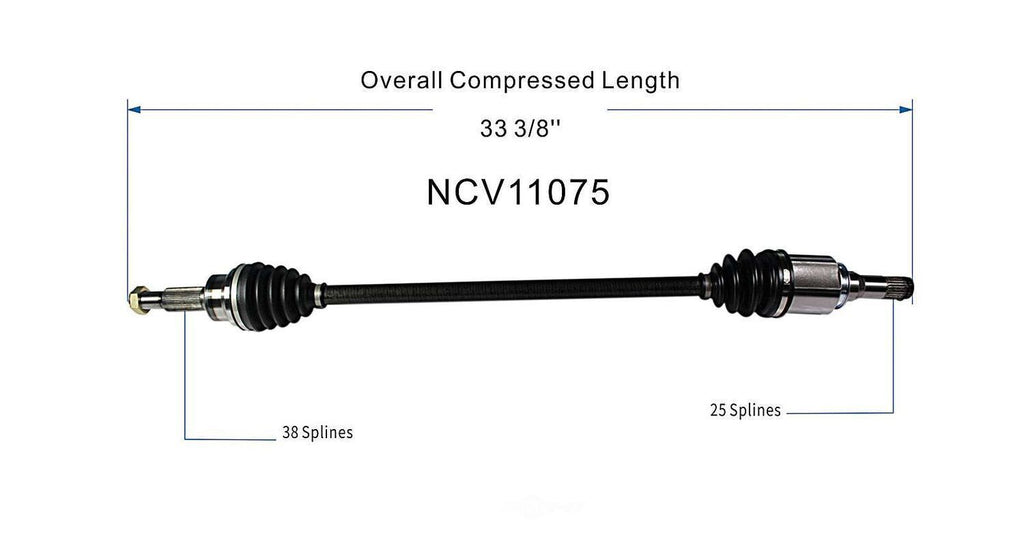 Left New CV Complete Assy   GSP North America   NCV11075