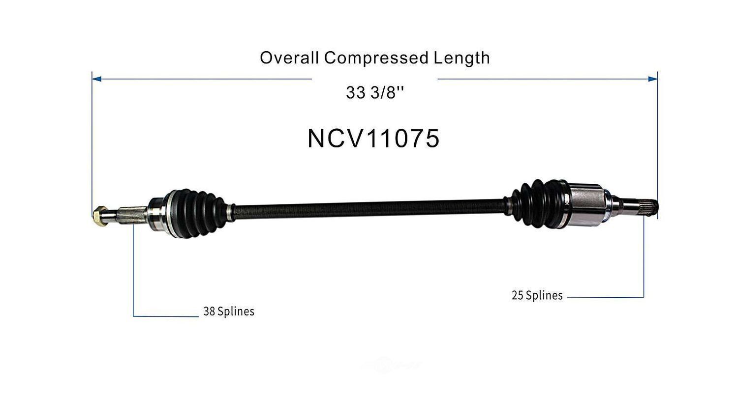 Left New CV Complete Assy   GSP North America   NCV11075