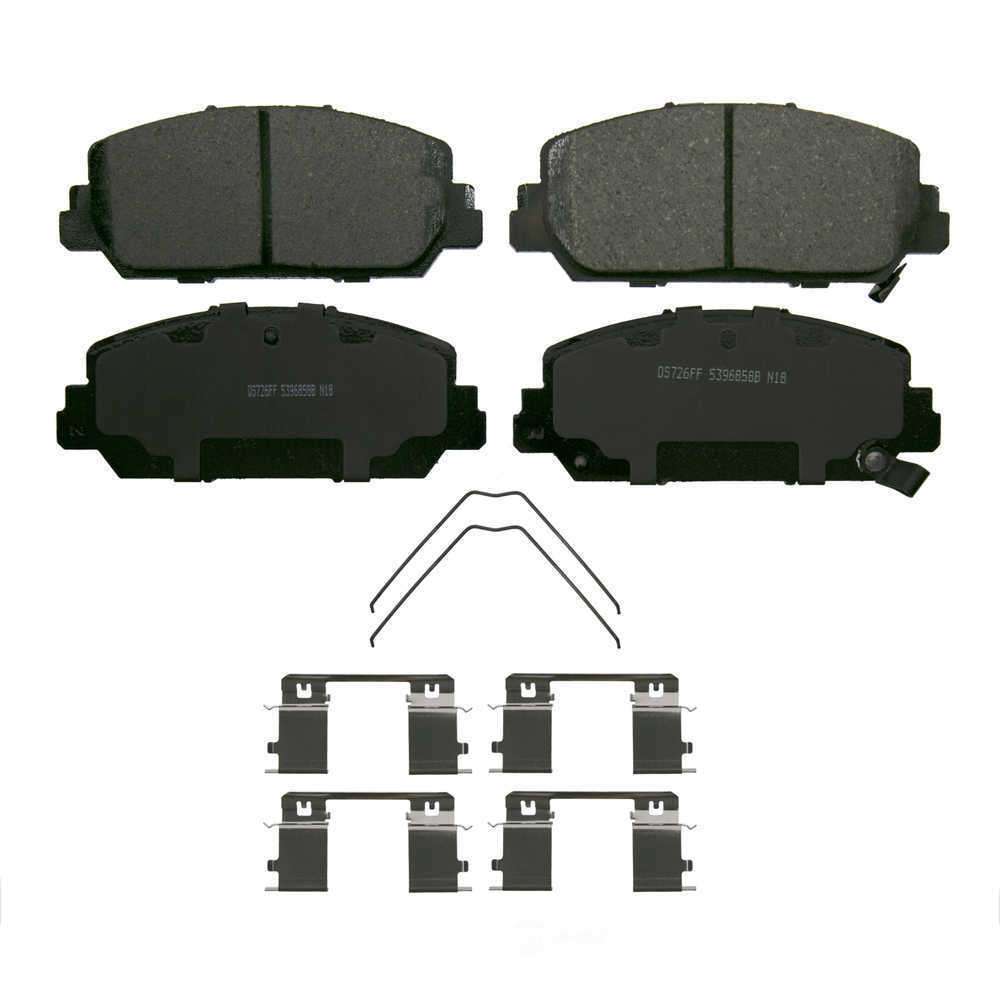 Frt Ceramic Brake Pads  Wagner  ZD1832