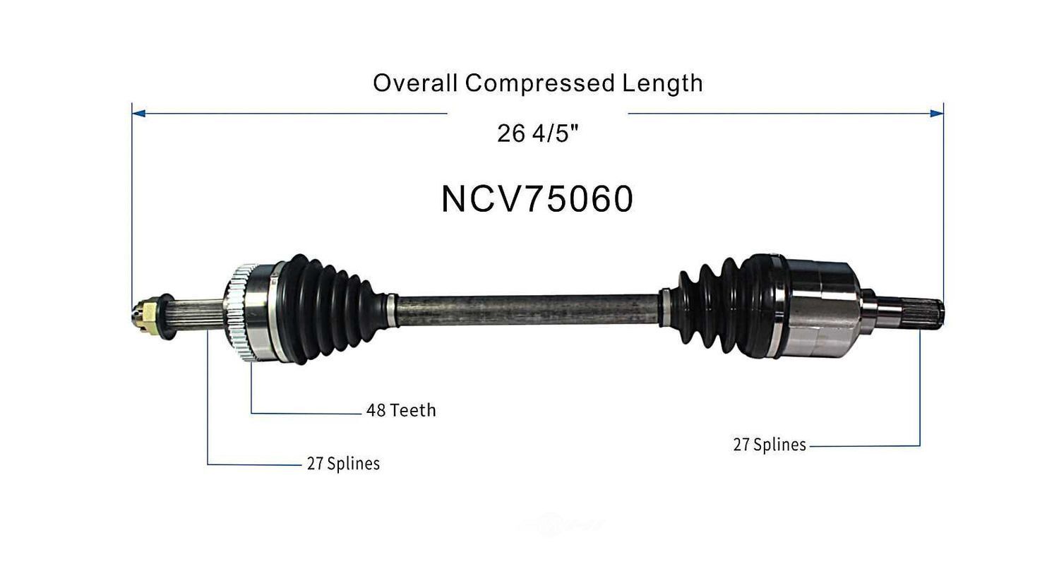 Left New CV Complete Assy   GSP North America   NCV75060