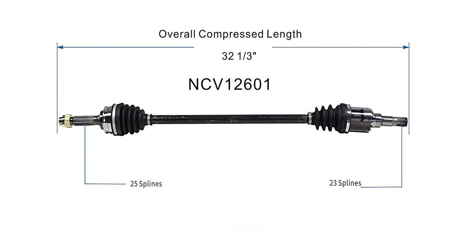 Right New CV Complete Assy   GSP North America   NCV12601