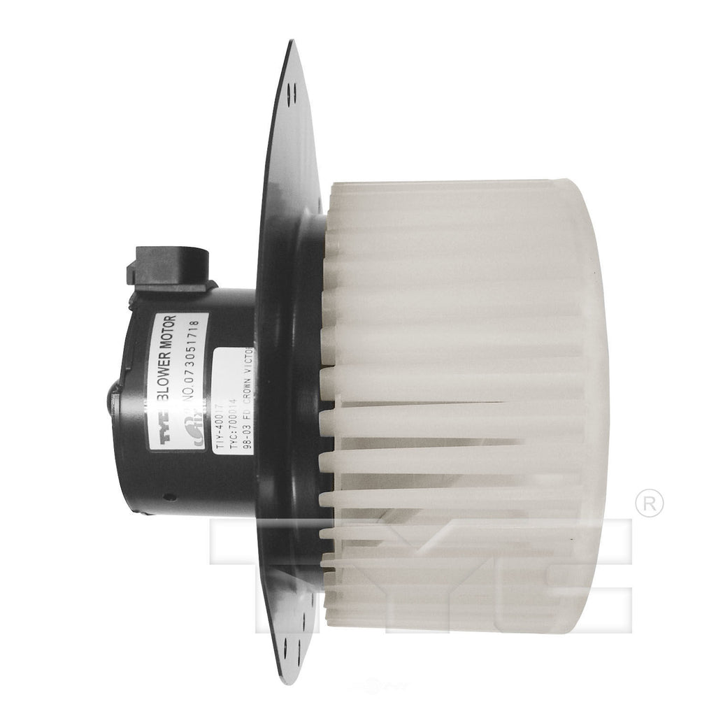 New Blower Mtr w/Wheel  TYC  700014