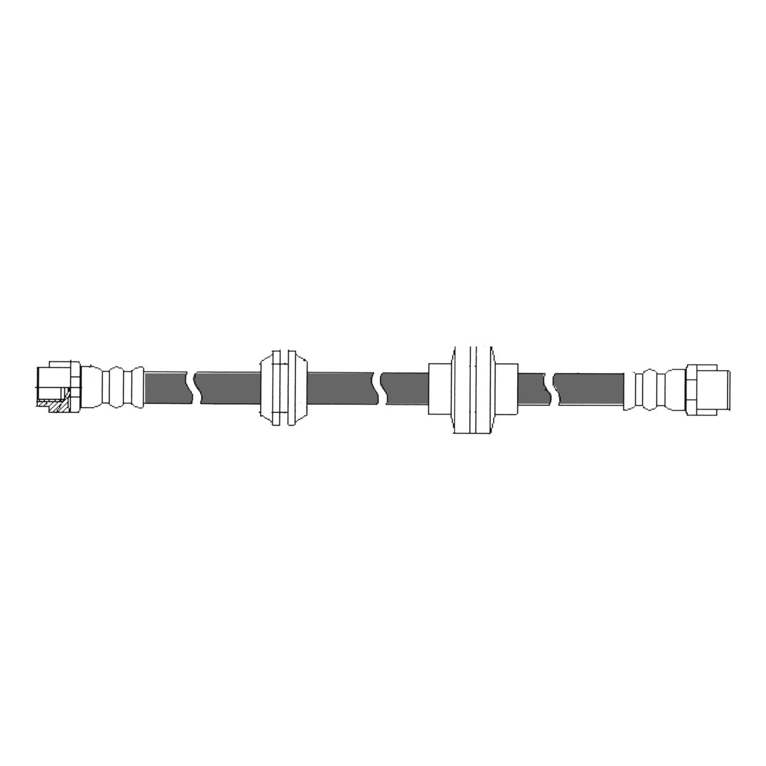 Frt Brake Hose  Centric Parts  150.35023