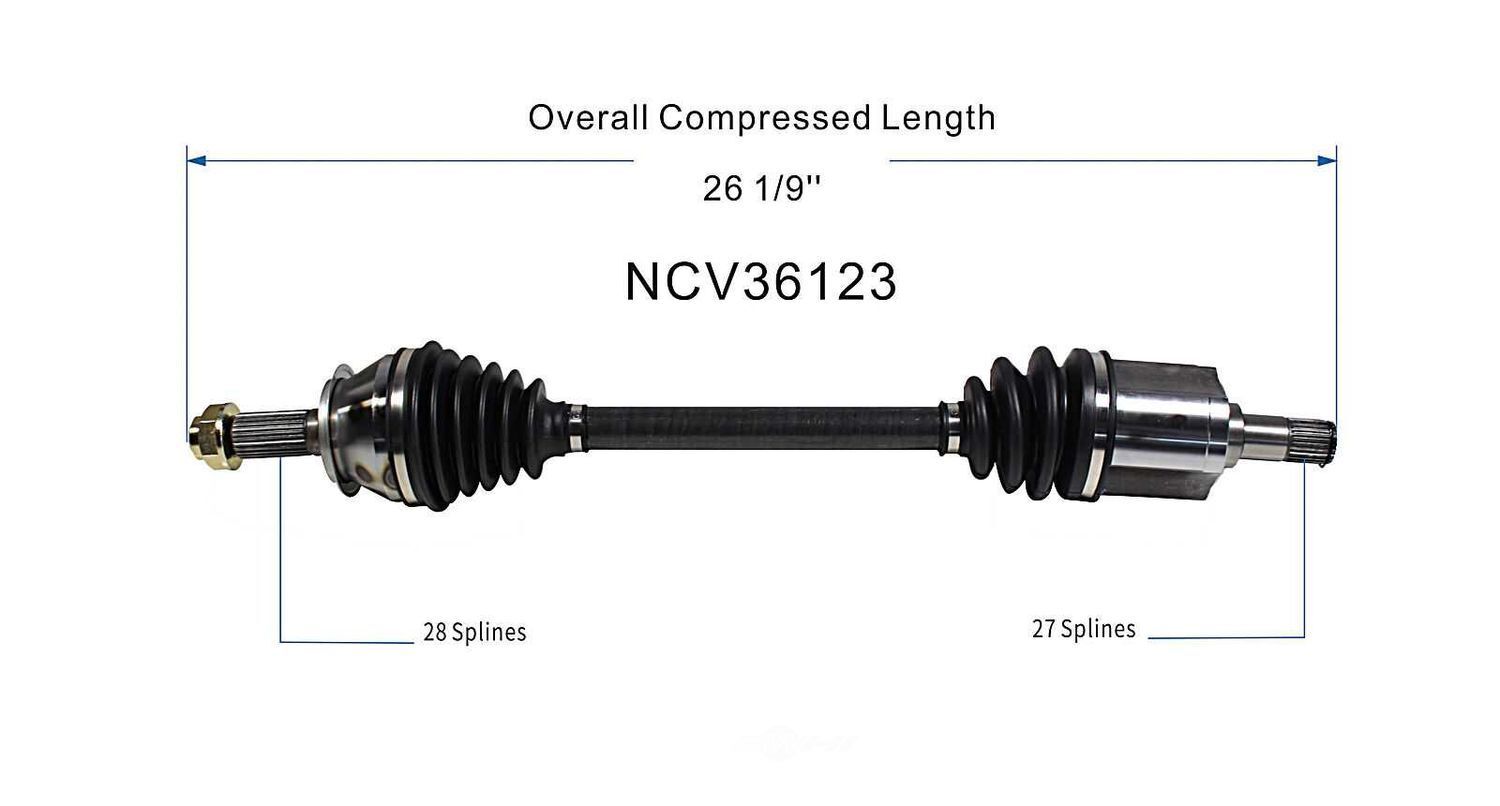 Left New CV Complete Assy   GSP North America   NCV36123
