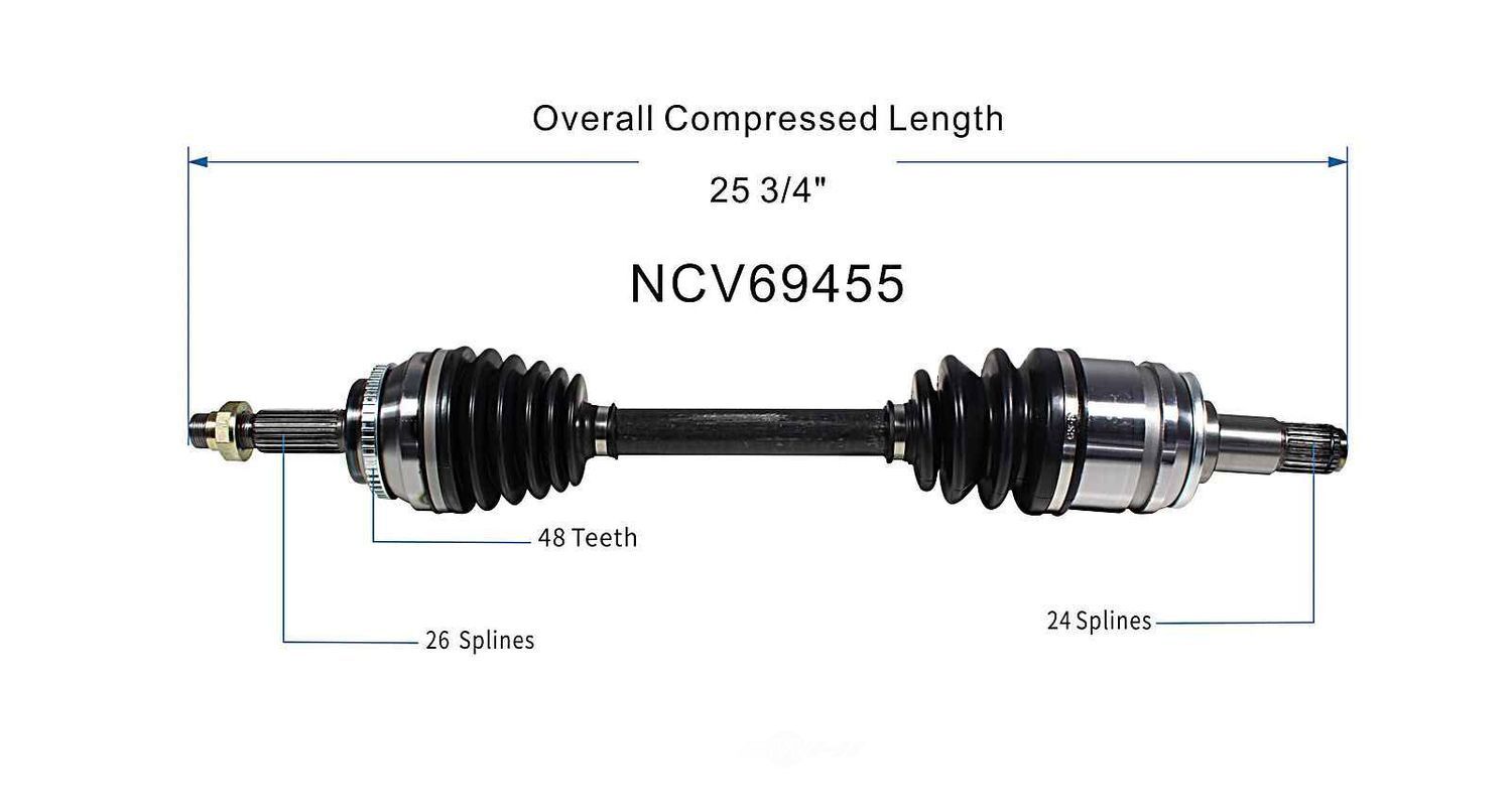 Left New CV Complete Assy   GSP North America   NCV69455