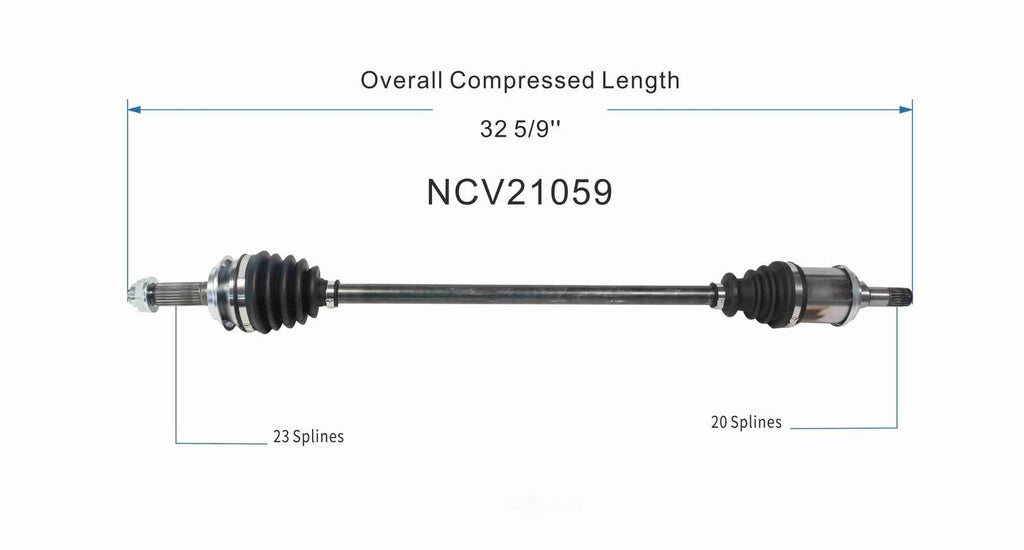 Right New CV Complete Assy   GSP North America   NCV21059