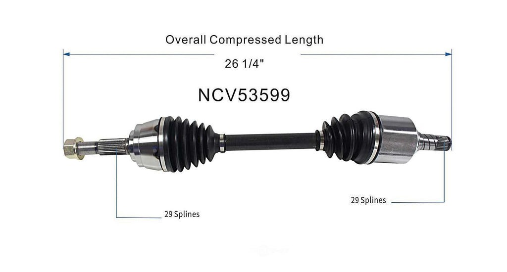 Left New CV Complete Assy   GSP North America   NCV53599