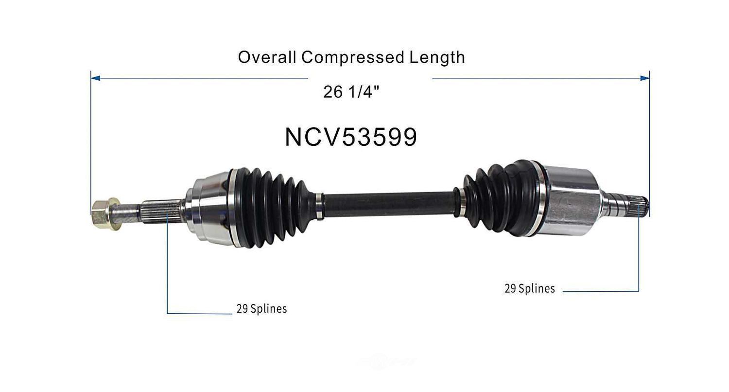 Left New CV Complete Assy   GSP North America   NCV53599