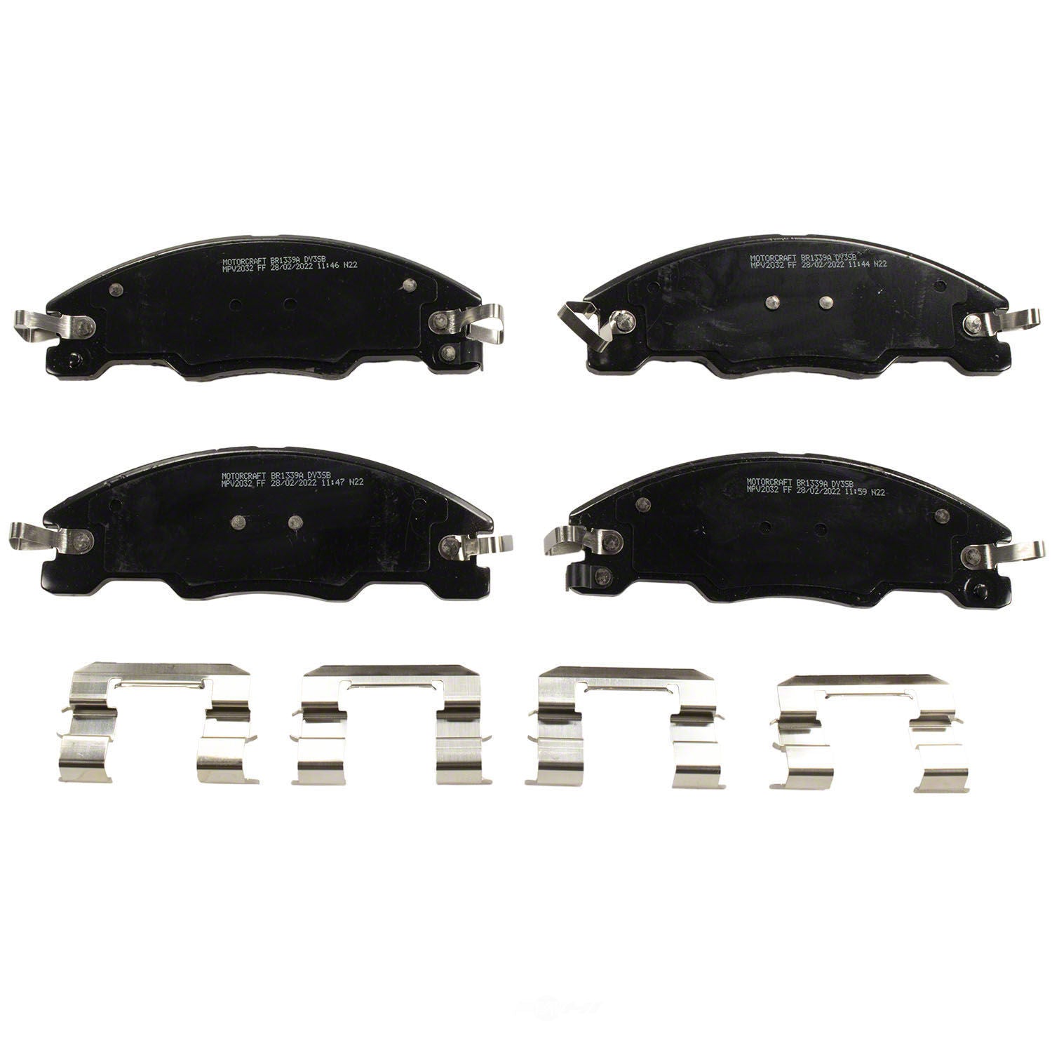 Frt Organic Brake Pads  Motorcraft  BR1339A
