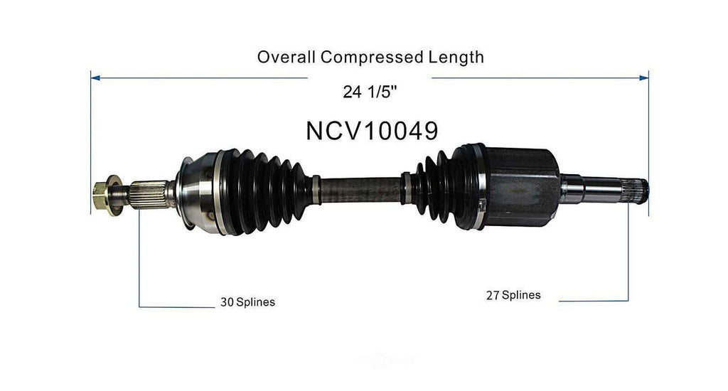 Right New CV Complete Assy   GSP North America   NCV10049