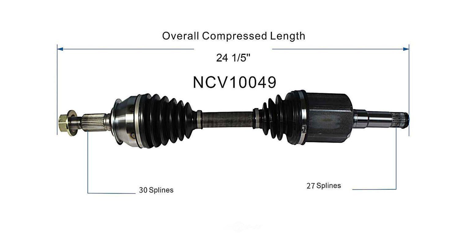 Right New CV Complete Assy   GSP North America   NCV10049
