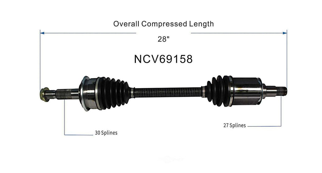 Axle Shaft Assy- CV Shaft   GSP North America   NCV69158