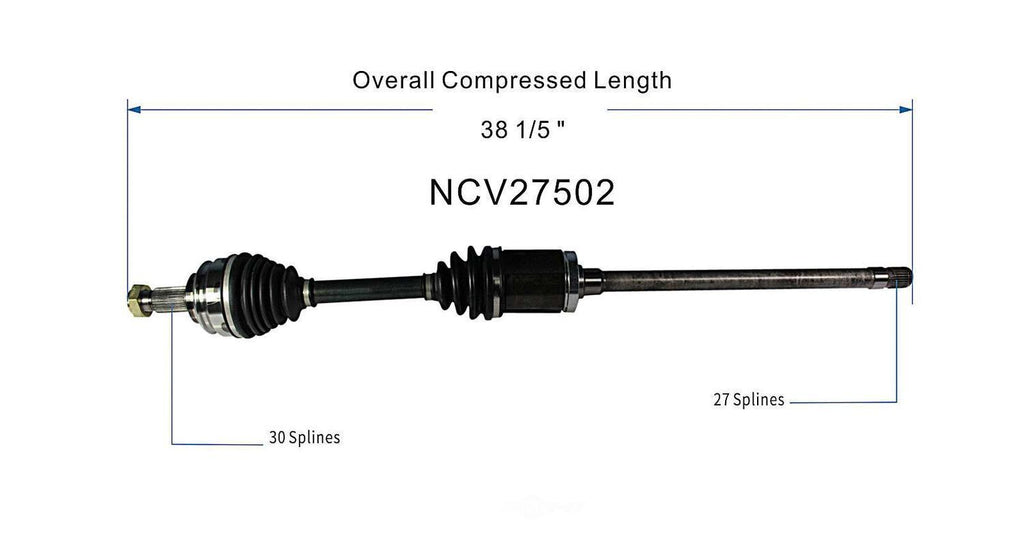 Right New CV Complete Assy   GSP North America   NCV27502