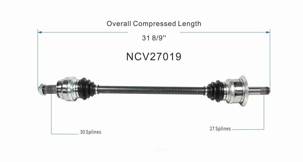 Right New CV Complete Assy   GSP North America   NCV27019