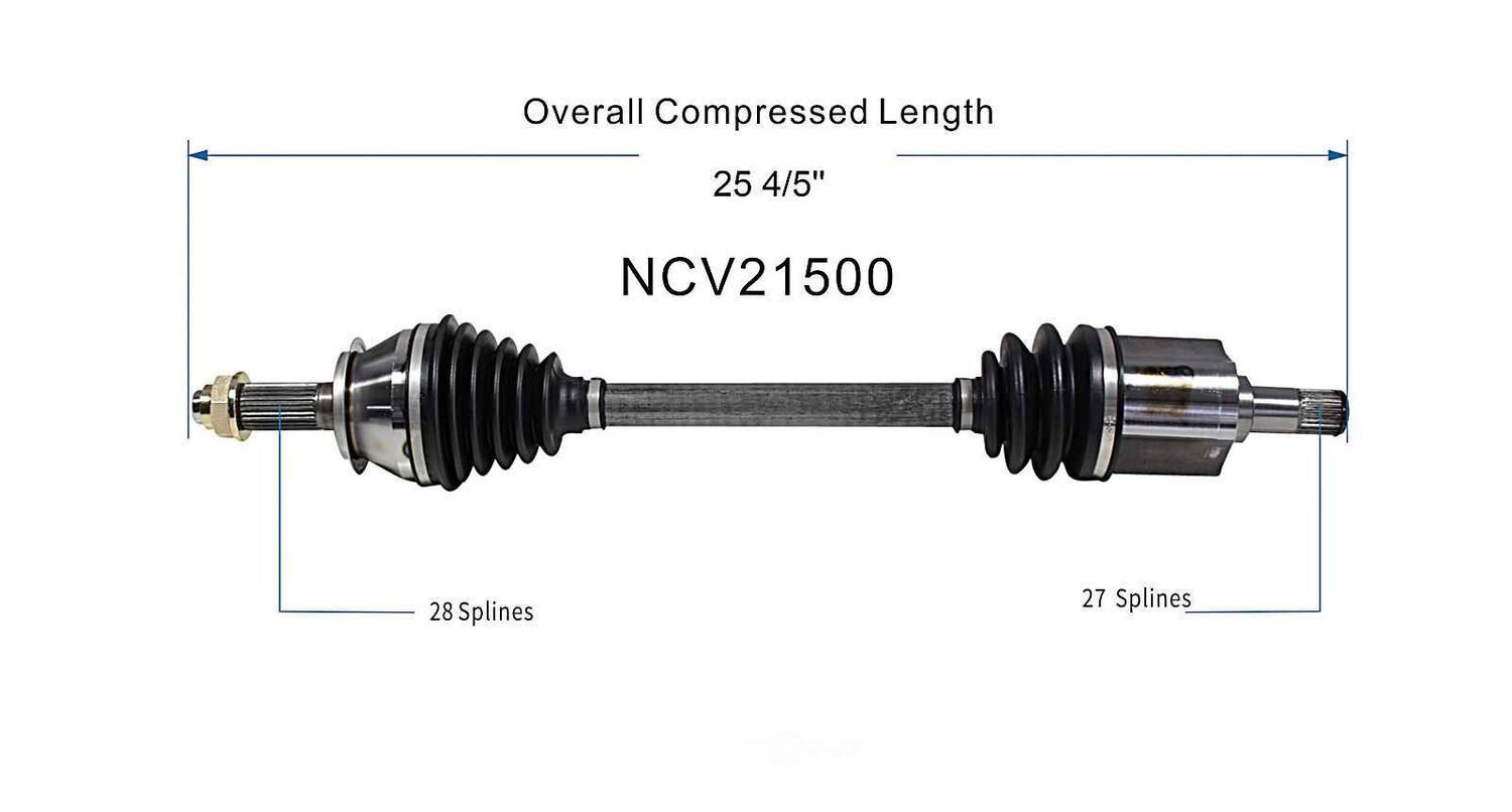 Left New CV Complete Assy   GSP North America   NCV21500
