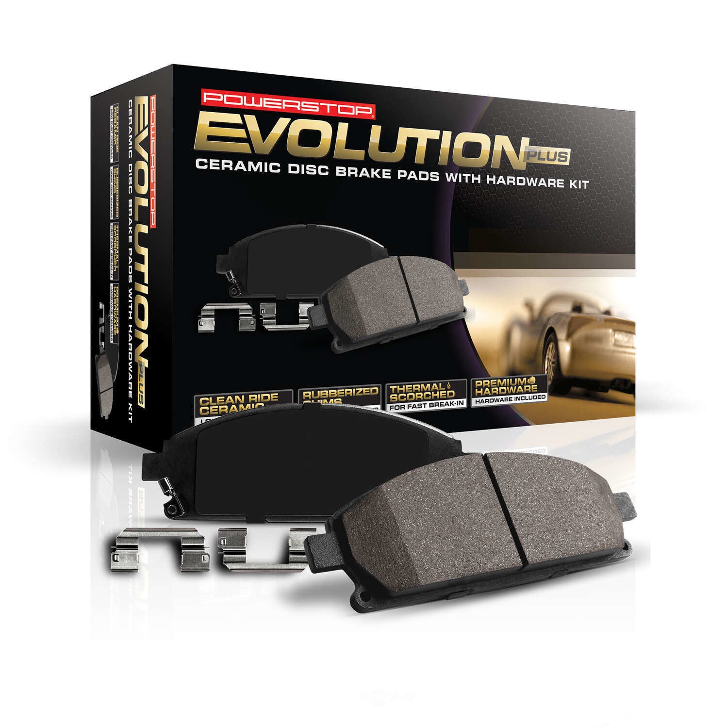 Frt Ceramic Brake Pads  Power Stop  17-2223
