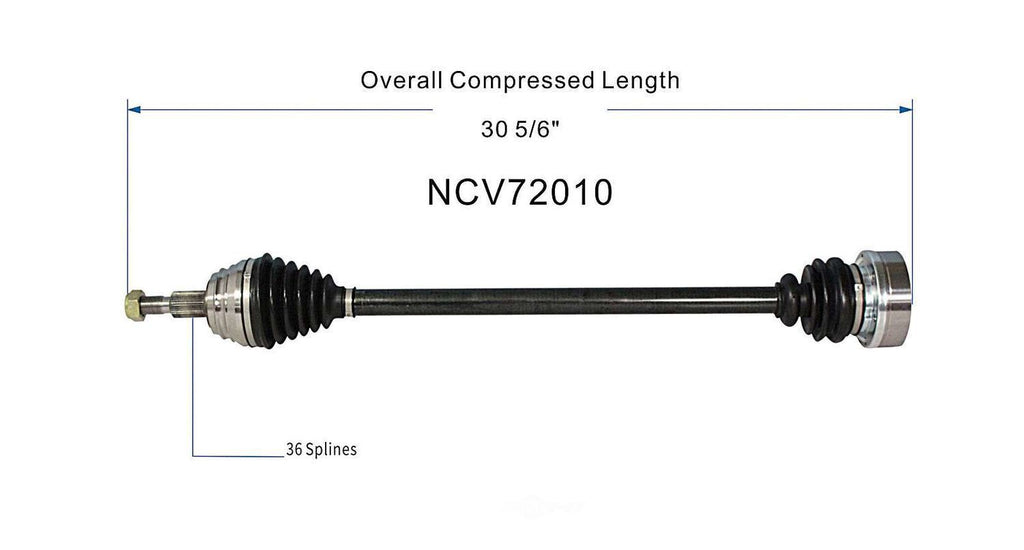 Right New CV Complete Assy   GSP North America   NCV72010