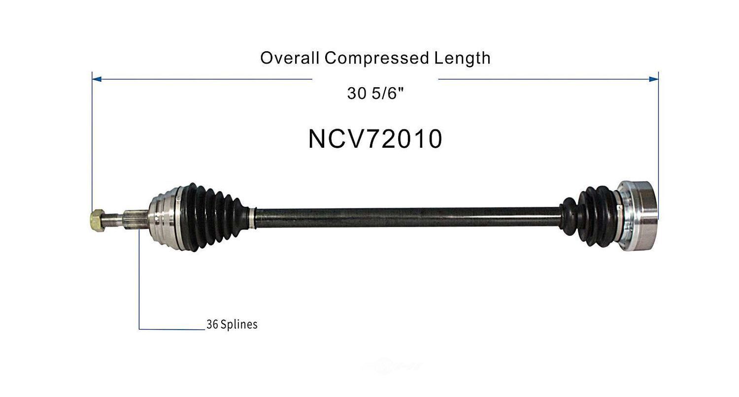 Right New CV Complete Assy   GSP North America   NCV72010
