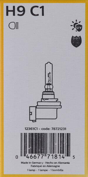 Headlight  Philips  H9C1