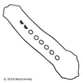 Valve Cvr Gasket Set  Beck/Arnley  036-1495