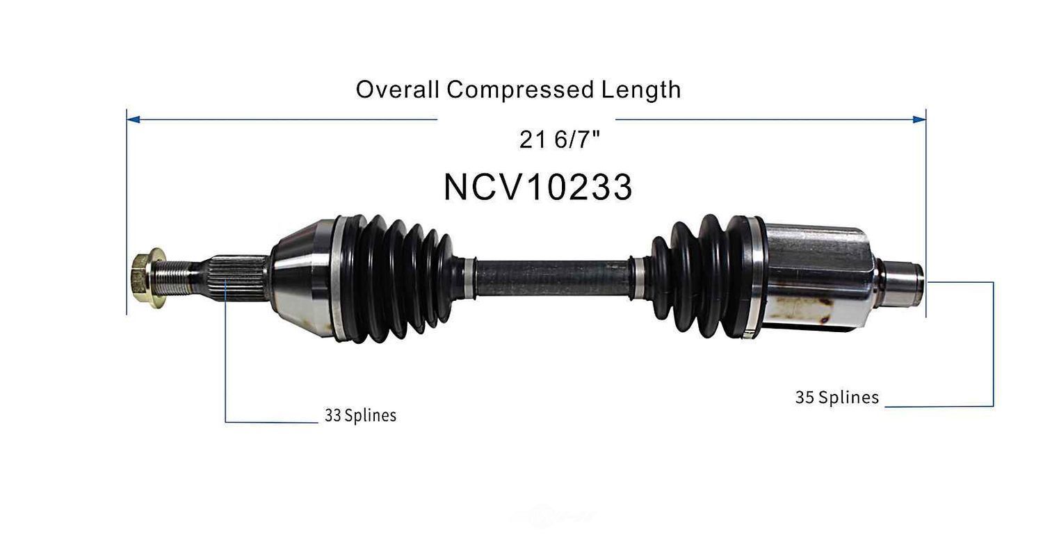 Left New CV Complete Assy   GSP North America   NCV10233