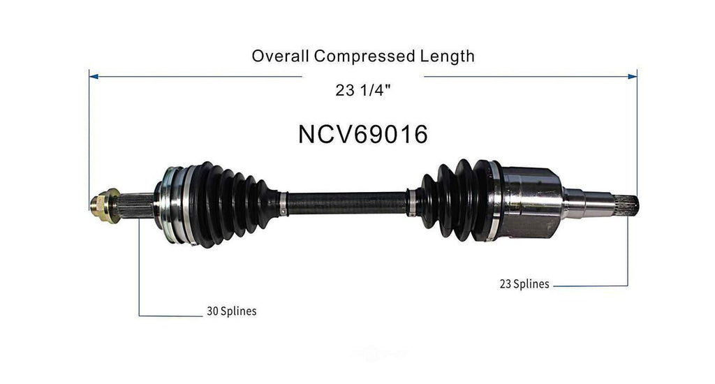 Left New CV Complete Assy   GSP North America   NCV69016