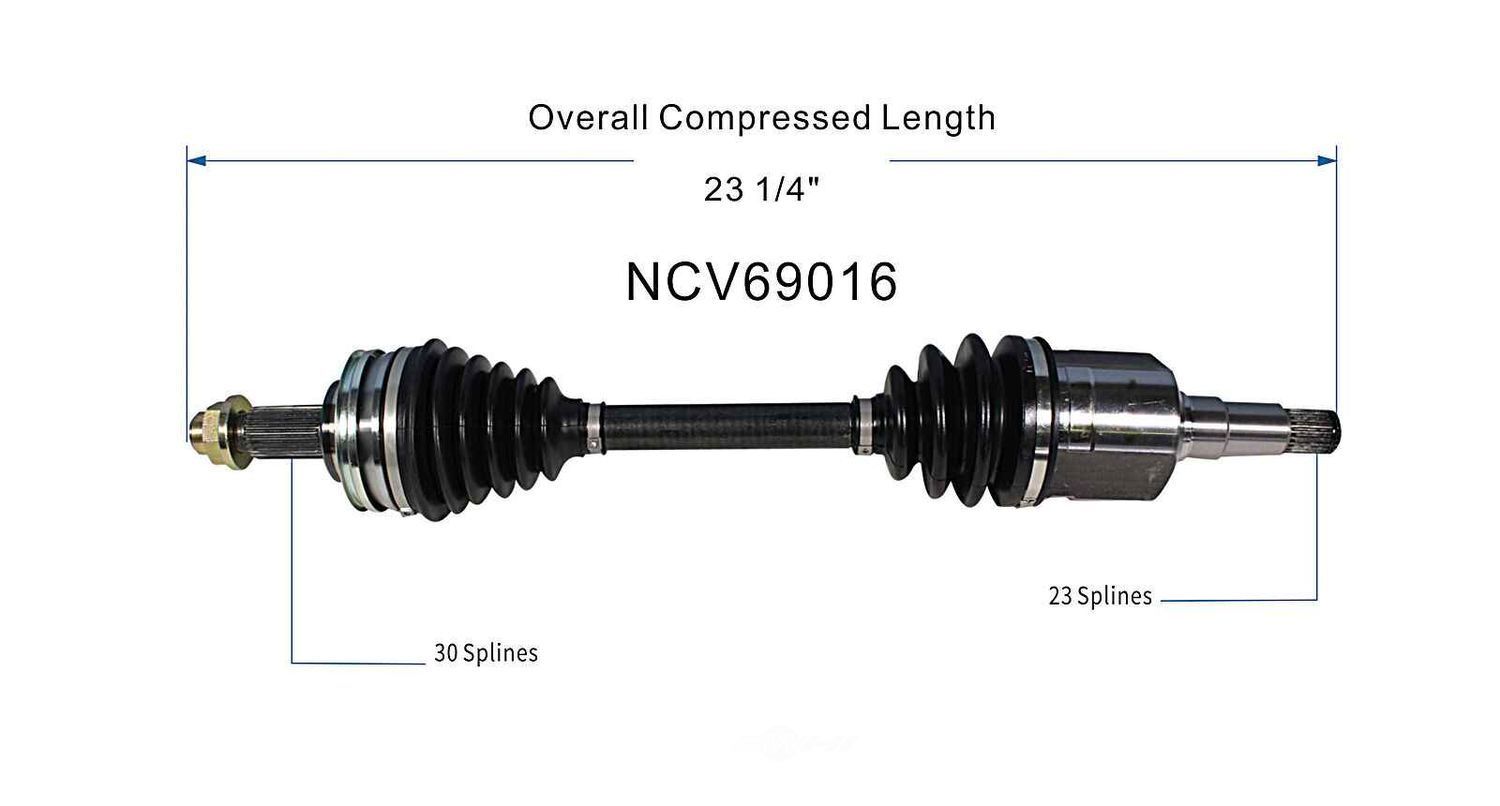 Left New CV Complete Assy   GSP North America   NCV69016