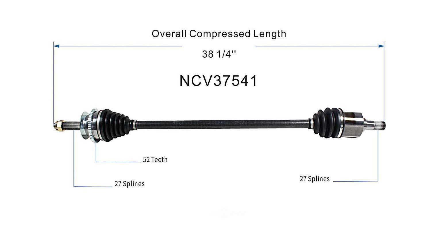 Right New CV Complete Assy   GSP North America   NCV37541