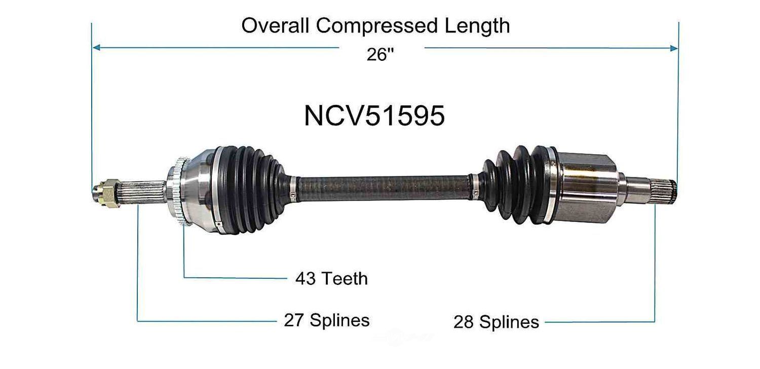 Left New CV Complete Assy   GSP North America   NCV51595
