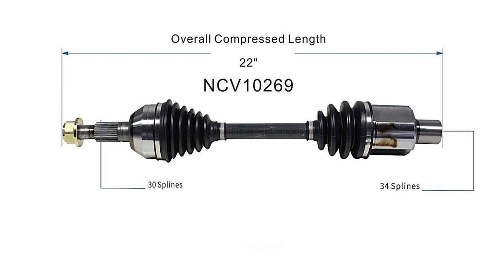 Right New CV Complete Assy   GSP North America   NCV10269