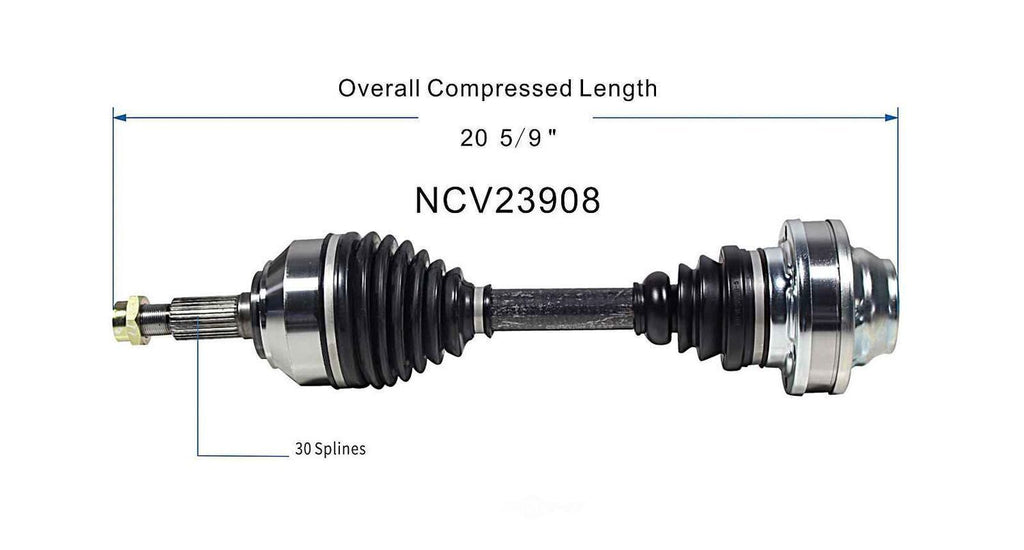 Axle Shaft Assy- CV Shaft   GSP North America   NCV23908