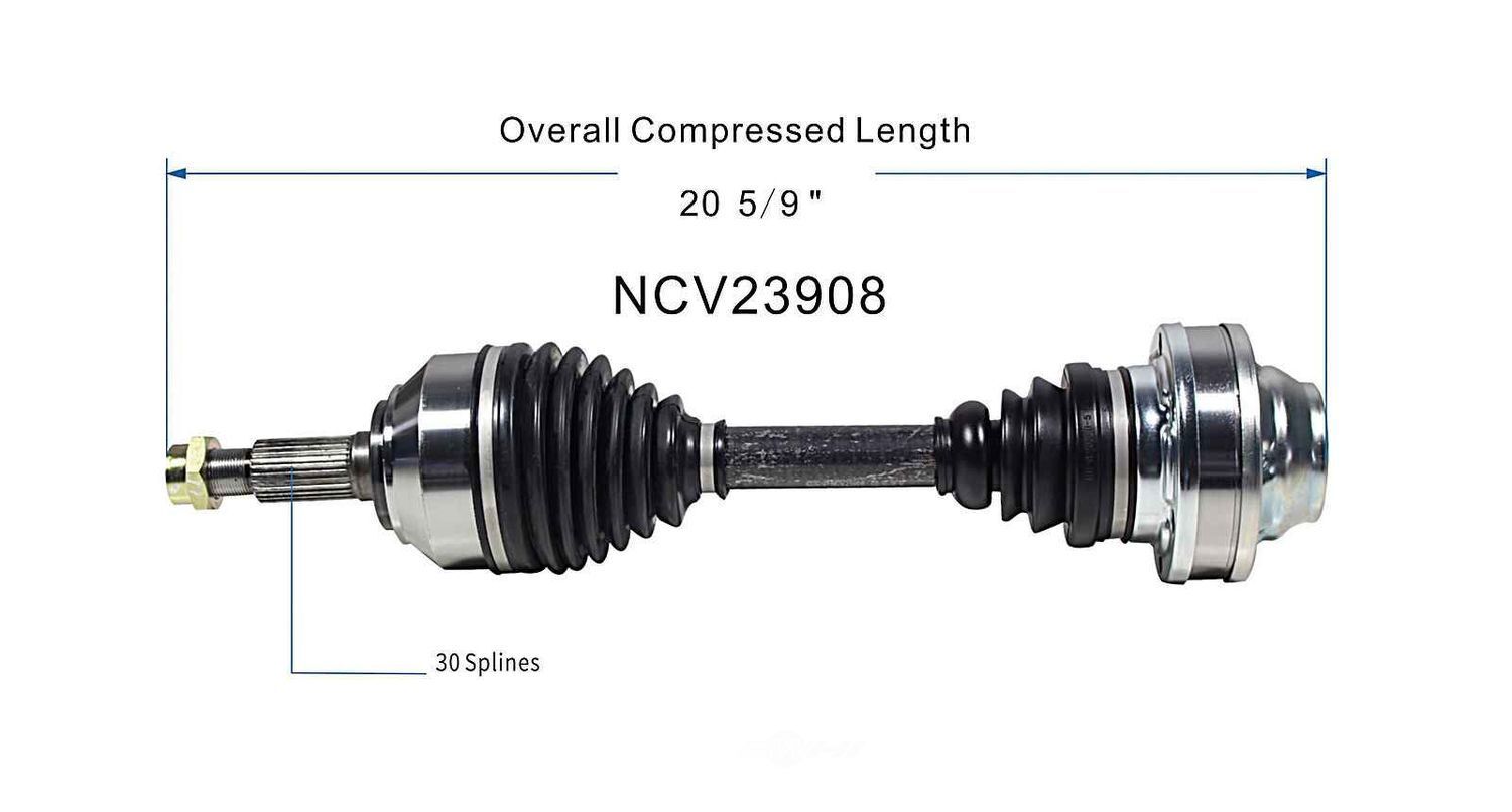 Axle Shaft Assy- CV Shaft   GSP North America   NCV23908