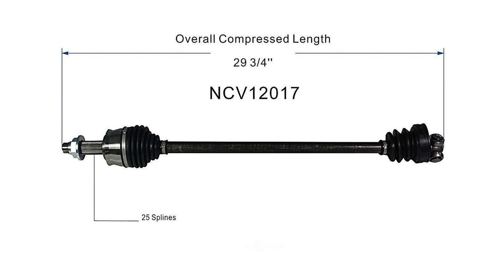 Right New CV Complete Assy   GSP North America   NCV12017