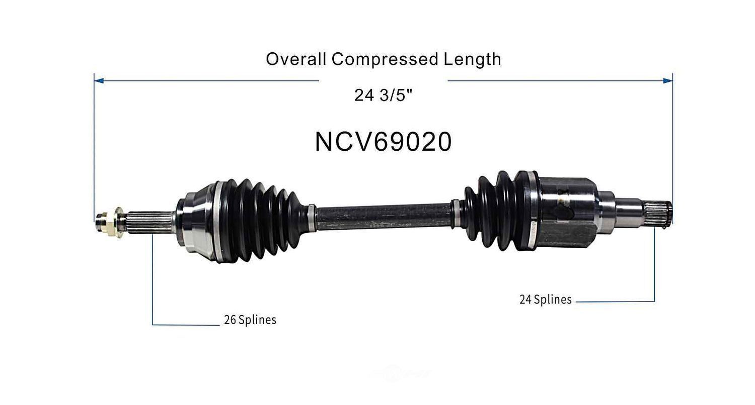 Left New CV Complete Assy   GSP North America   NCV69020