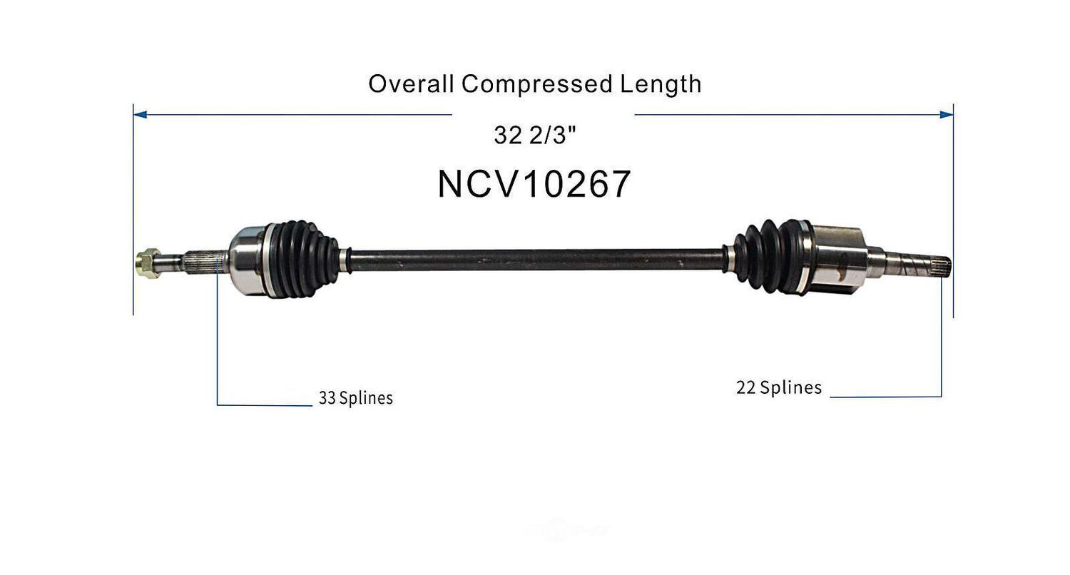Right New CV Complete Assy   GSP North America   NCV10267
