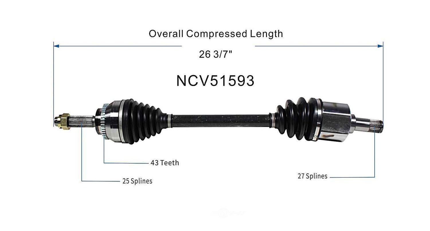 Left New CV Complete Assy   GSP North America   NCV51593