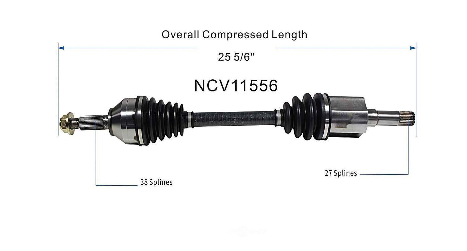 Left New CV Complete Assy   GSP North America   NCV11556