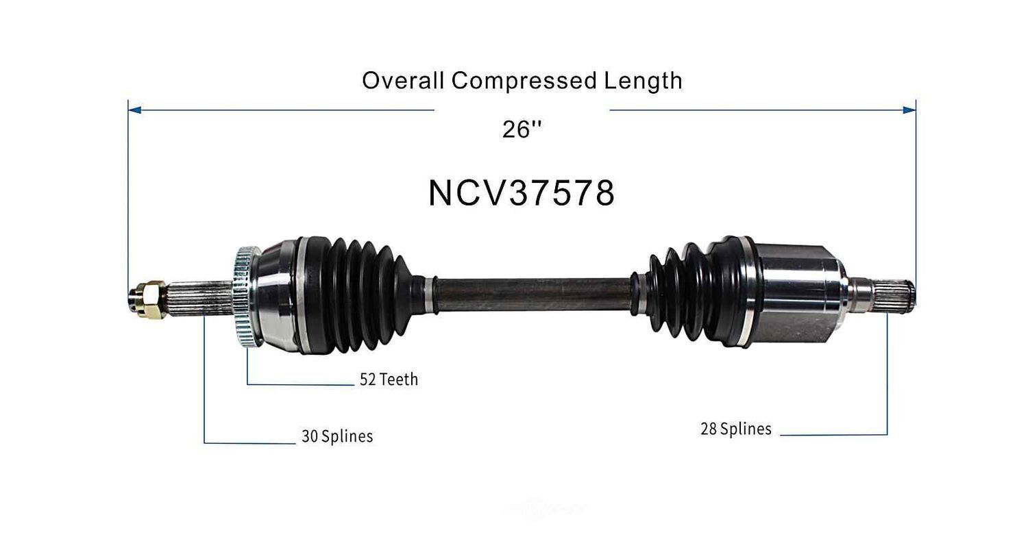 Left New CV Complete Assy   GSP North America   NCV37578