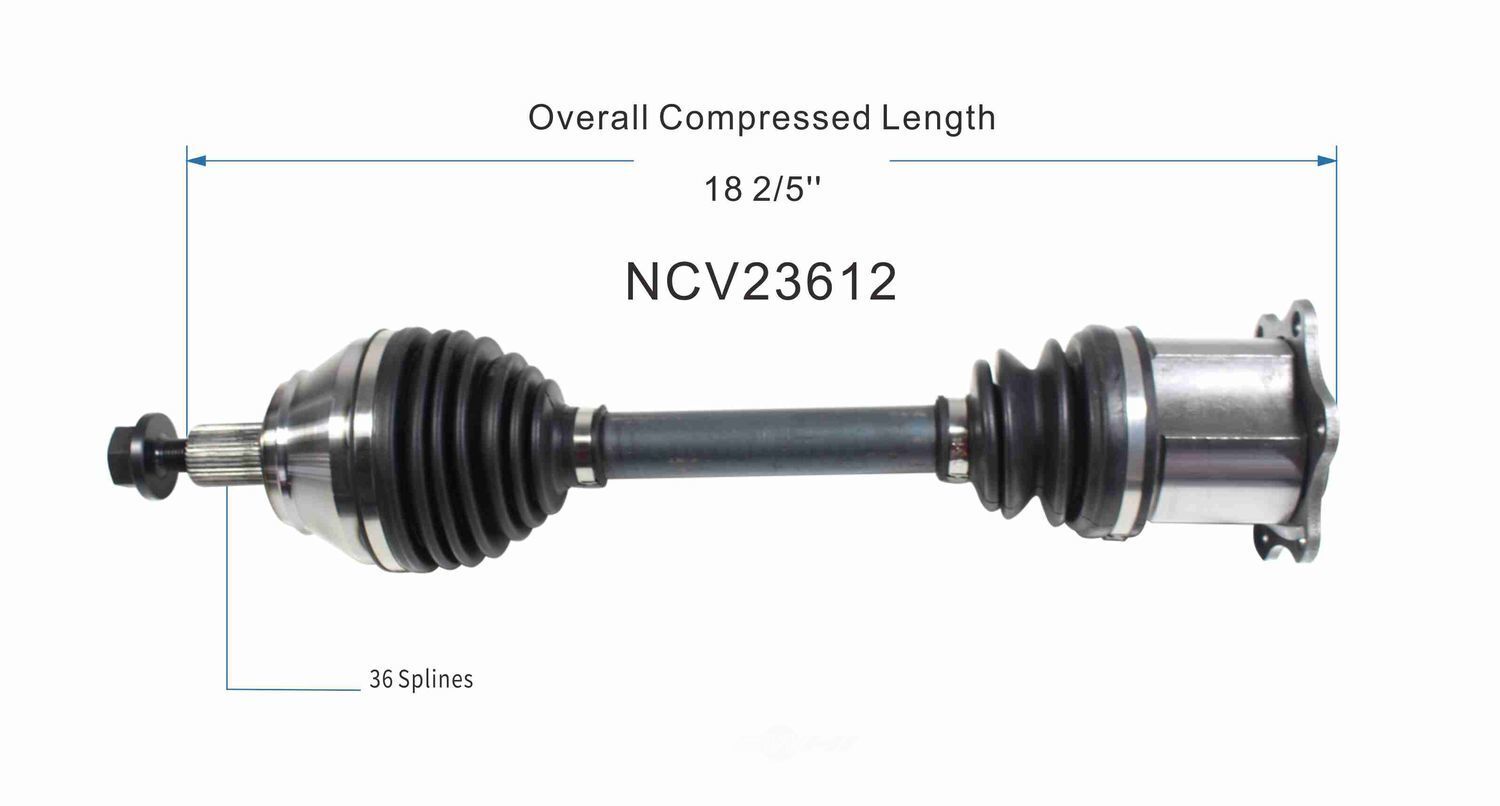Left New CV Complete Assy   GSP North America   NCV23612
