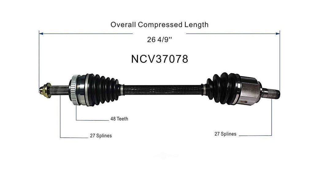 Left New CV Complete Assy   GSP North America   NCV37078