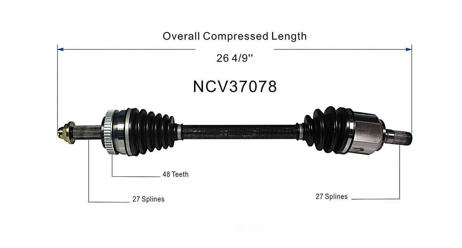 Left New CV Complete Assy   GSP North America   NCV37078