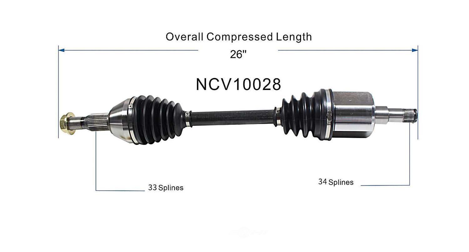 Right New CV Complete Assy   GSP North America   NCV10028