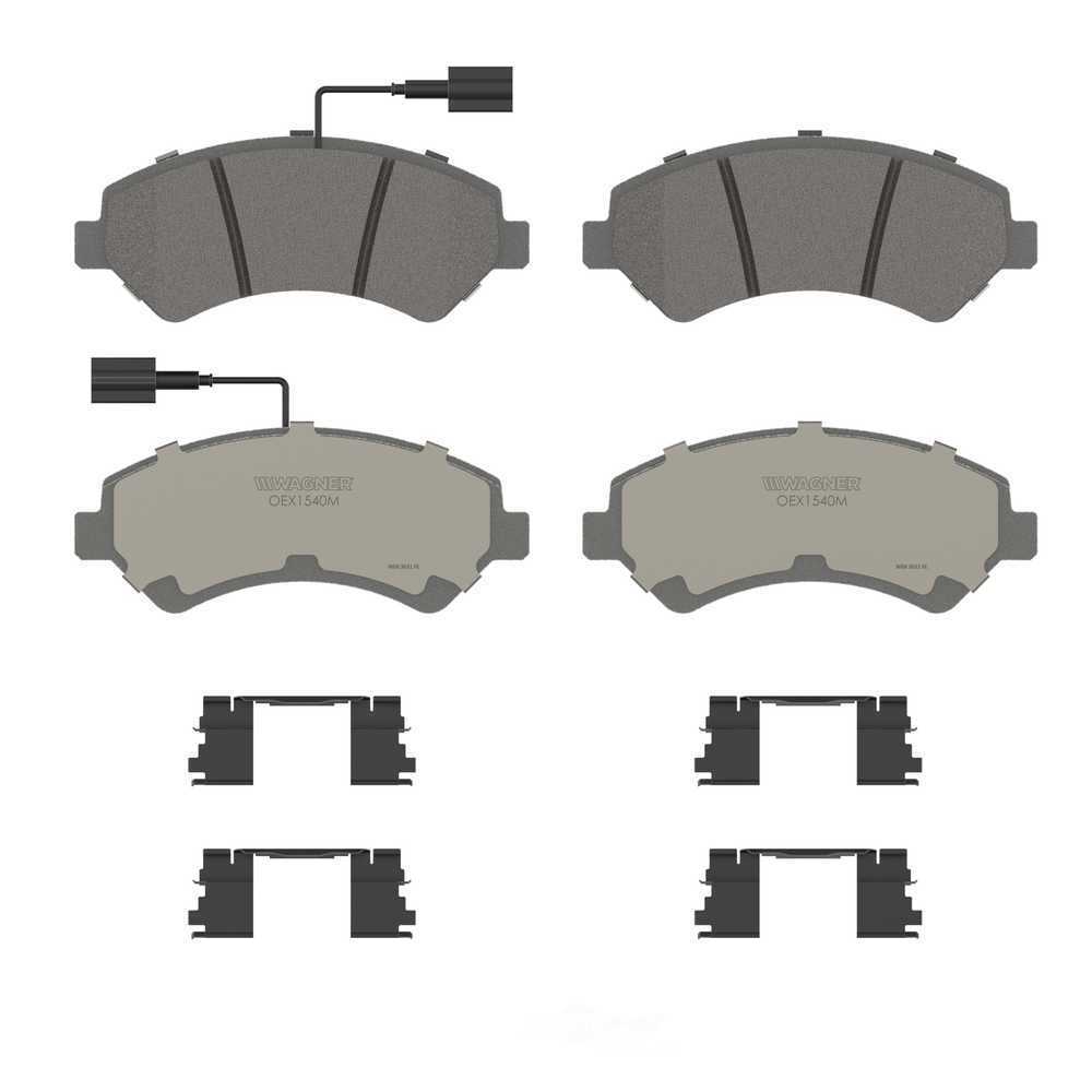 Frt Premium Ceramic Brake Pads  Wagner  OEX1540M