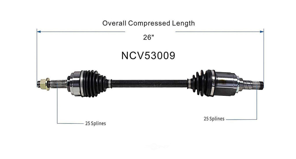 Left New CV Complete Assy   GSP North America   NCV53009
